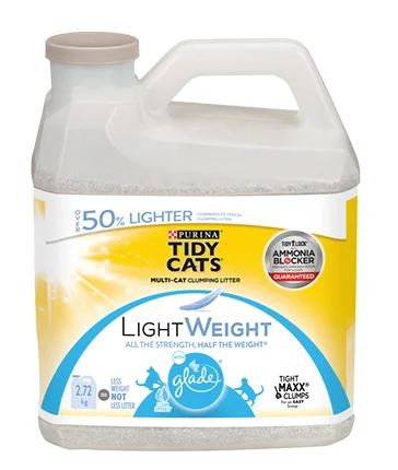 Tidy Cats Lightweight Cat Litter with Glade Clear Springs Scent