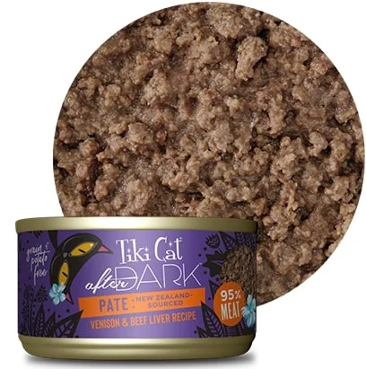 Tiki Cat After Dark Pate Cat Food (Wet) - Venison & Beef Liver