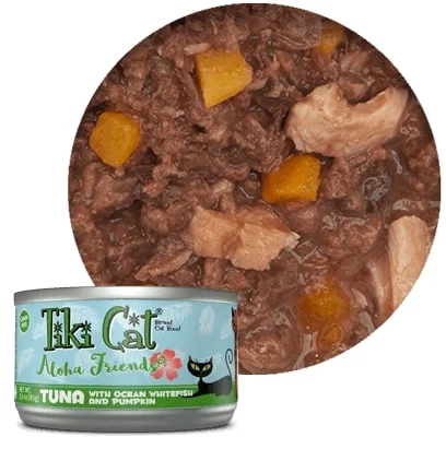 Tiki Cat Aloha Friends Cat Food (Wet) - Tuna with Ocean Whitefish and Pumpkin