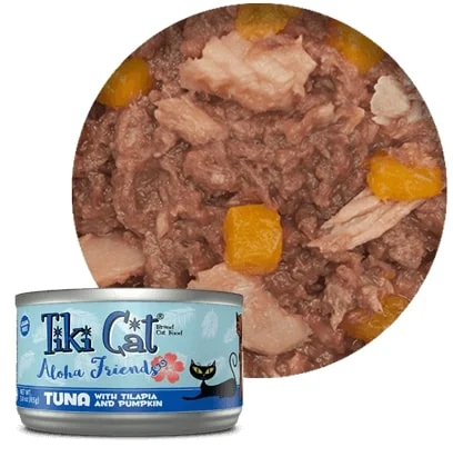 Tiki Cat Aloha Friends Cat Food (Wet) - Tuna with Tilapia and Pumpkin