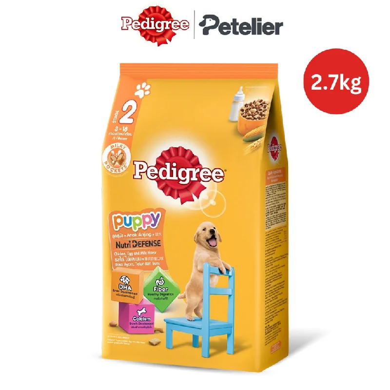 Pedigree Puppy NurtiDefense Chicken, Egg & Milk 2.7kg Dry Dog Food